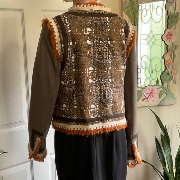 Tory Burch Multi Fabric Multi Color Jacket - Picture 2 of 9